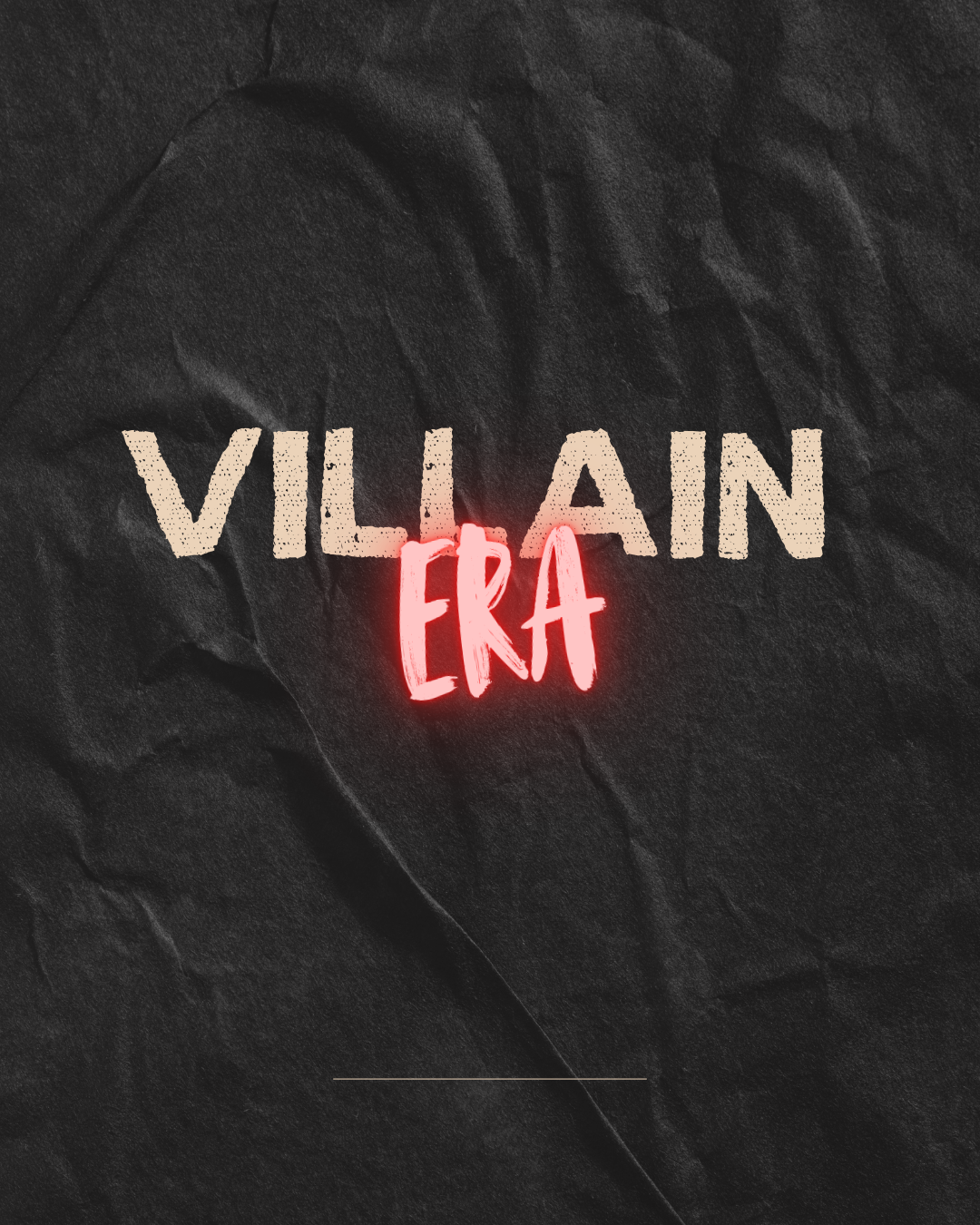 VILLAIN ERA