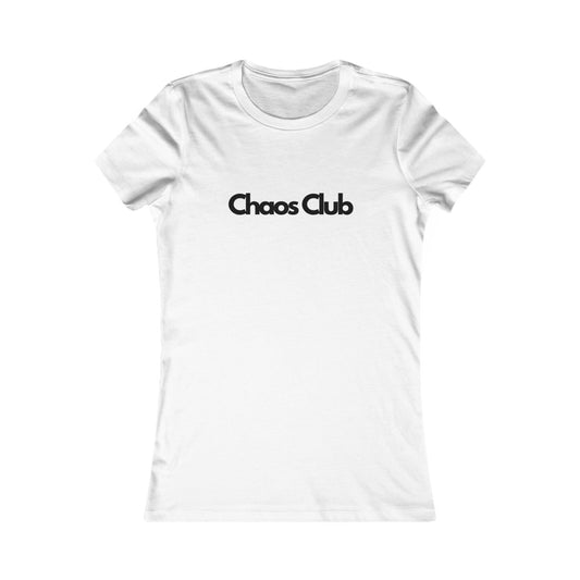Chaos Club Women's Tee - The fancy babes Trendy Graphic T-Shirt, Casual Wear, Gift for Her, Fashion Statement, Everyday Style