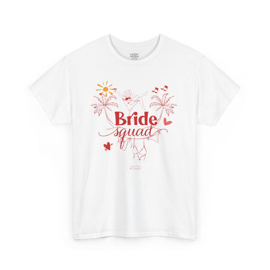 Bride Squad T-Shirt — Floral Bachelorette Party Tee 2025